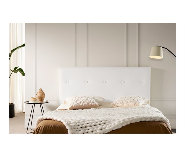 CABECERO TAPIZADO VENICE POLIPIEL  - Moonia 115 Blanco