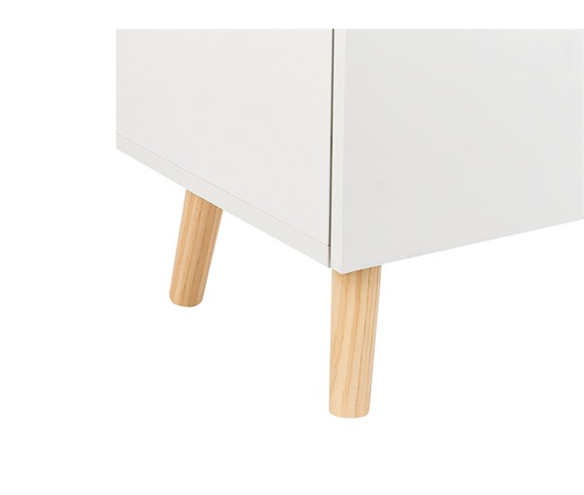 Beliani Aparador CLOUDY Blanco/ Madera