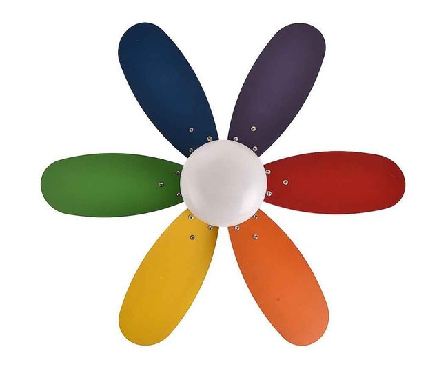 Ventilador De Techo Metal Serie Alves Blanco