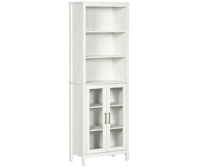 Armario de Baño Melamina de Madera kleankin, hogar - baño Blanco