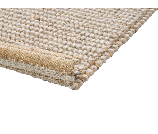 Beliani Alfombra de pelo corto BANOO 80x150 Beige