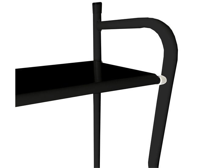 Estanteria Multiuso 3 Alturas 68 Negro