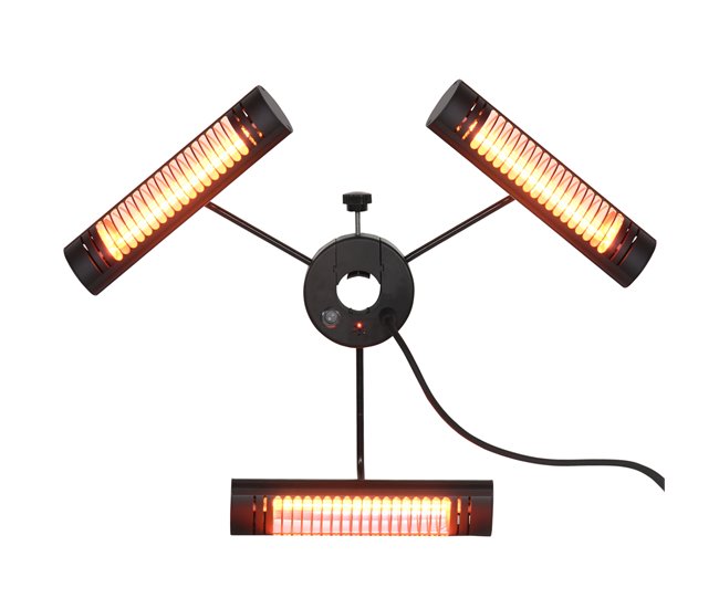 Calefactor Exterior Outsunny 842-279V91BK Negro