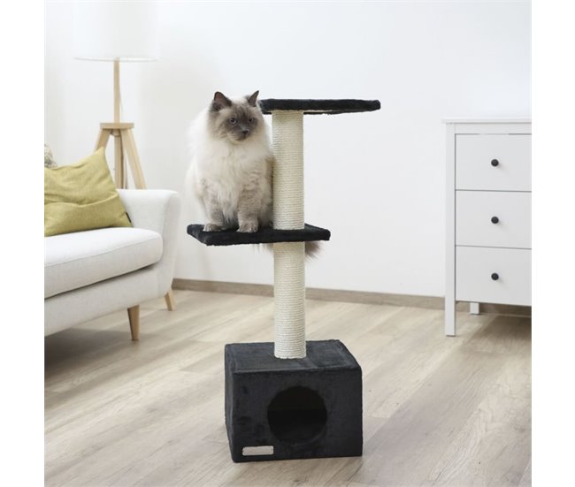 Árbol Rascador Para Gatos Negro