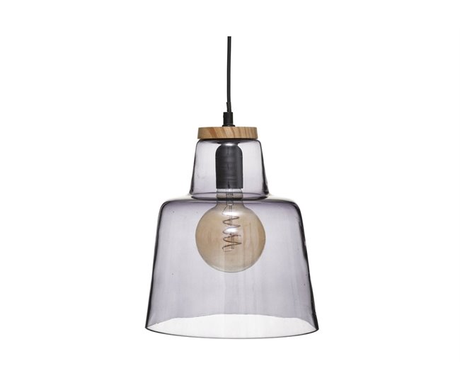 Lámpara colgante 23cm AUDIE 25 W Gris