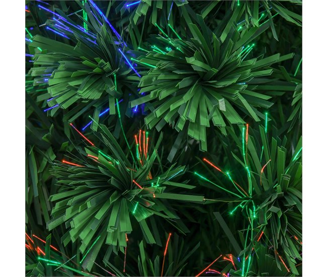 Árbol de Navidad PVC, hierro HOMCOM, hogar - decoración hogareña Verde