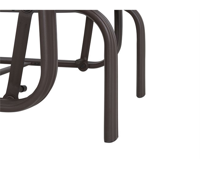 Beliani Sillón BORGIO Marron