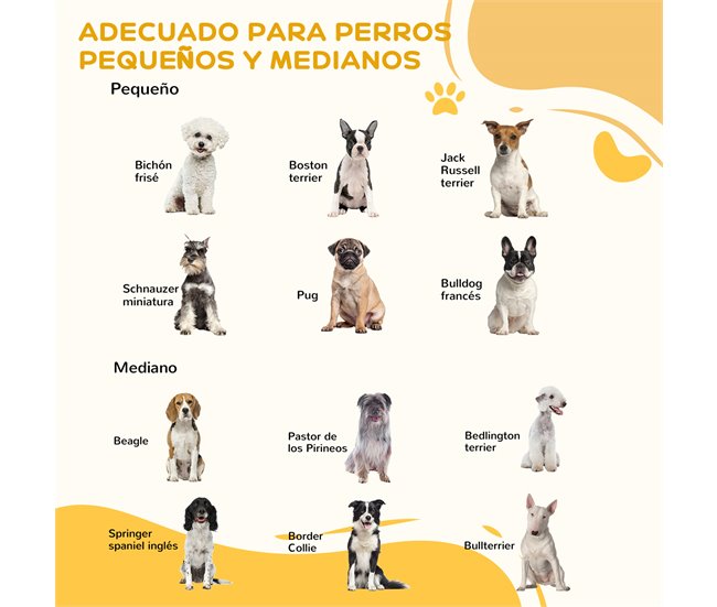Barrera para Mascotas Madera de Pino PawHut Marron