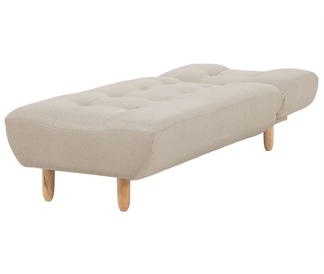 Beliani Chaise longue Poliéster ALSTEN Beige