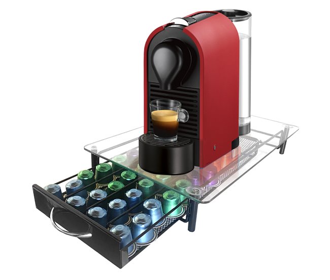 Soporte Organizador Cápsulas Nespresso 40 Cápsulas Nyana Home Aluminio