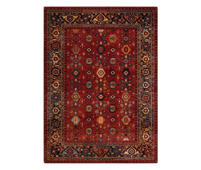 Alfombra de lana OMEGA PARILLO Marco 200x300 Rojo