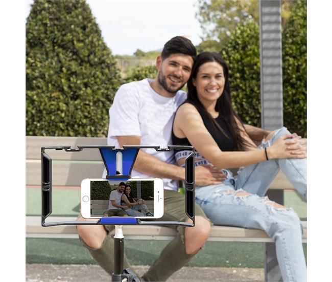 Soporte para Smartphone con Estabilizador Manual STAFECT Negro