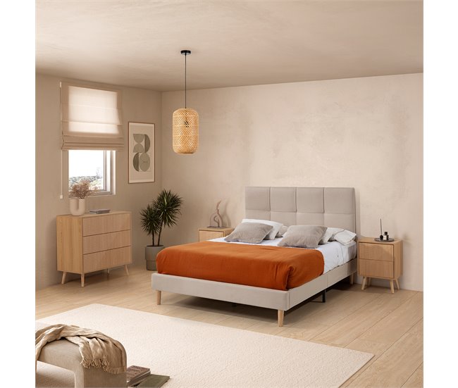 Cabecero tapizado Sicilia 160 Beige