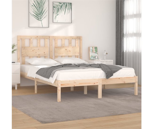 Estructura de cama 120x200 Marron Claro