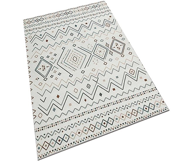 Alfombra De 180 X 280Cm 280x180 Gris Claro