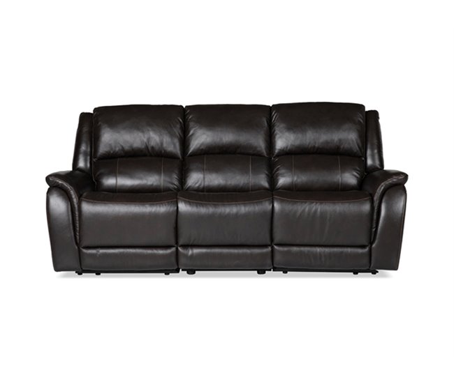 Sofá relax eléctrico NINFA 3 plazas Marron