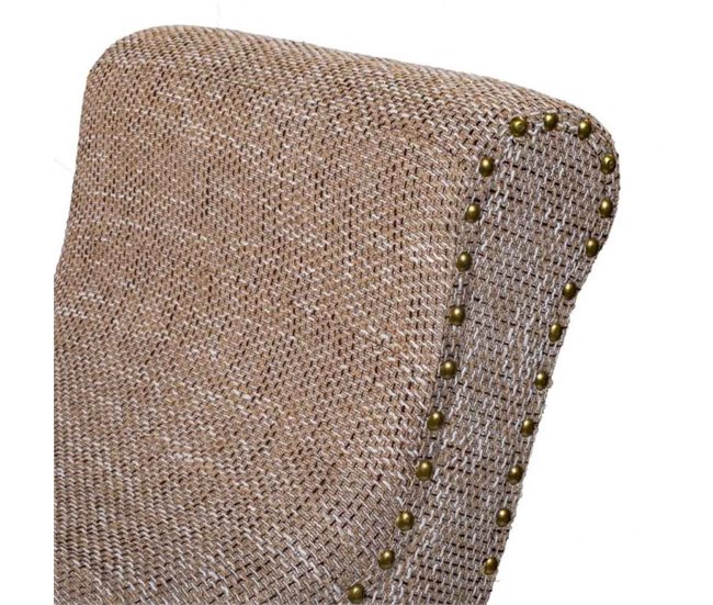 Banqueta de polipiel Crema