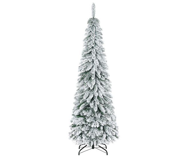 Árbol de Navidad Plástico, Acero HOMCOM, hogar - decoración Verde