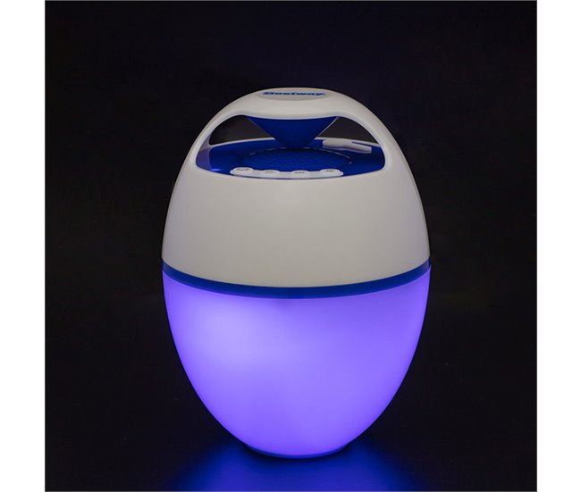 Altavoz Inalámbrico Flotante con LED Blanco