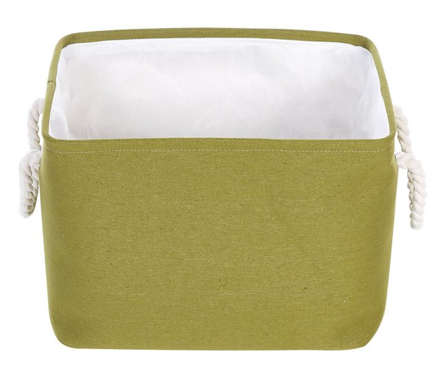 Beliani Estante de baño pequeño DARQAB Verde