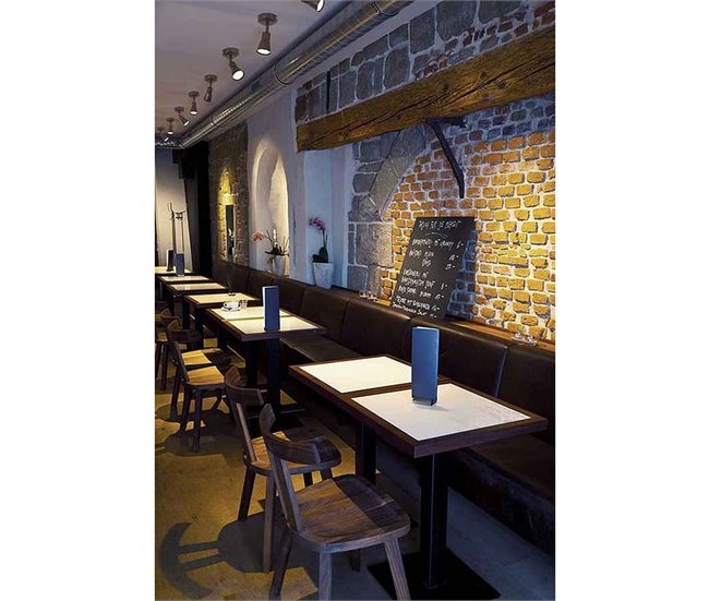 Aplique De Pared Metal Serie Safran Marron