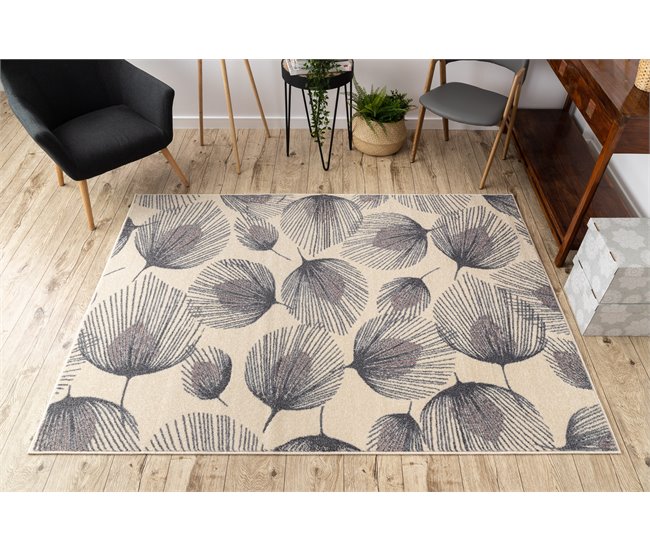 Alfombra HEOS 78545 Plumas 120x170 Crema
