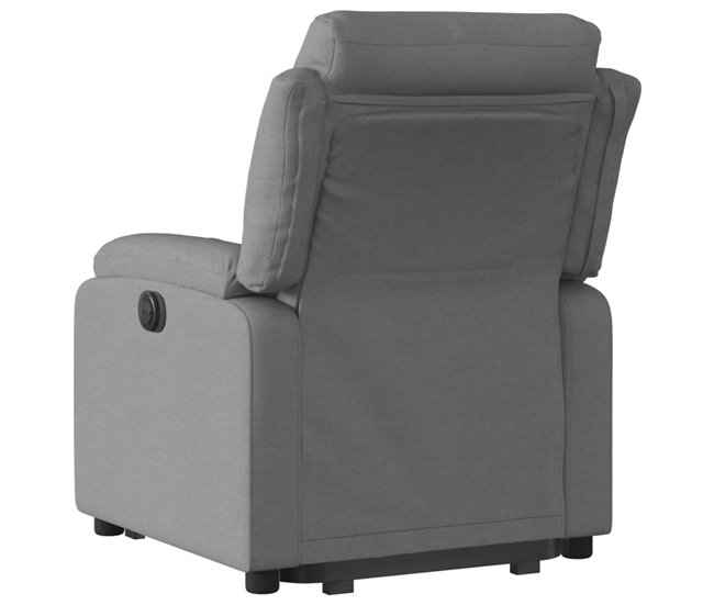 Sillón Elevable Reclinable Gris Oscuro