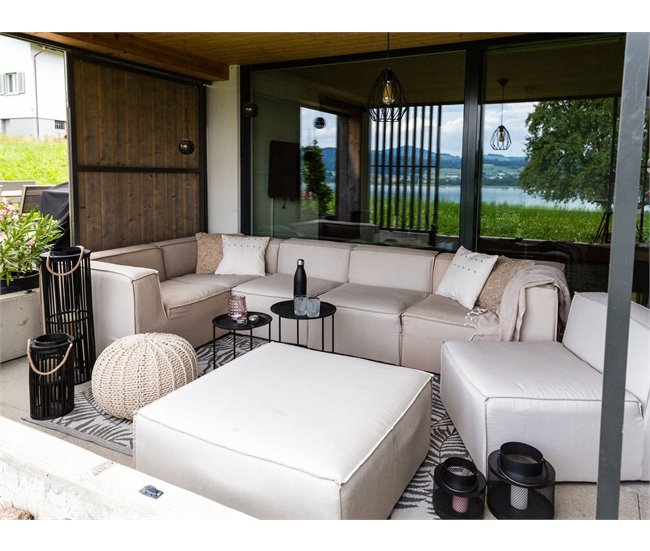 Beliani Cojín decorativo GAURA Beige