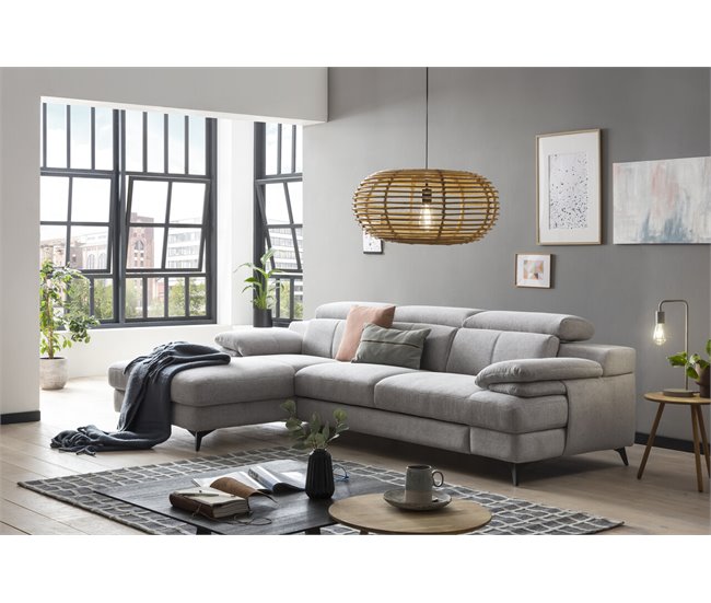 Chaise longue con cama TITUS Antracita