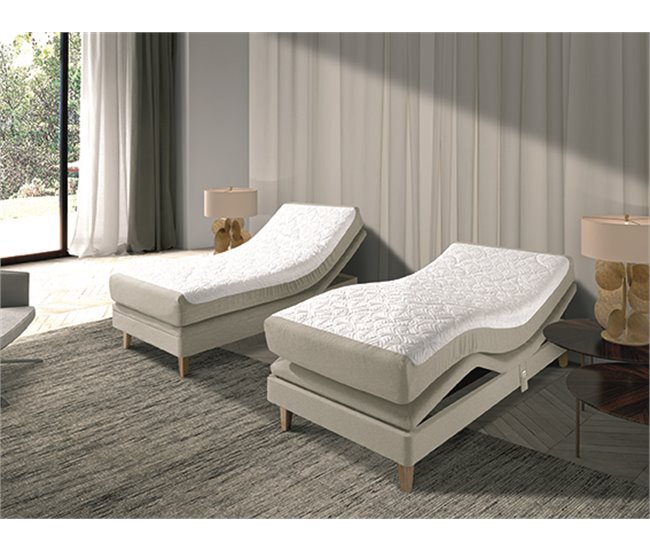 Cama articulada 90x200cm GREENWAY color marengo Marengo