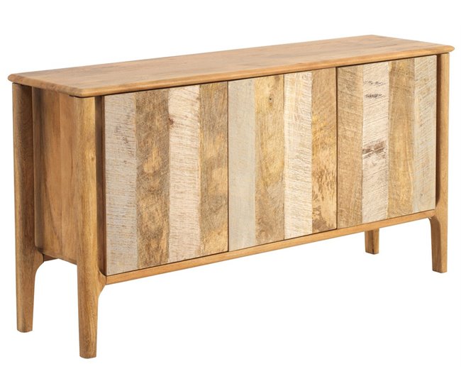 Aparador De Madera Maciza De Mango Multicolor