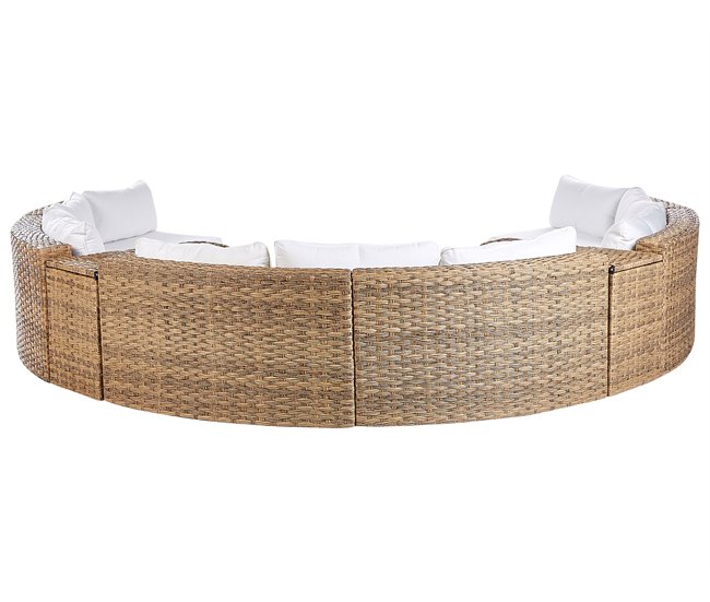 Beliani Conjunto de jardín SEVERO Arena