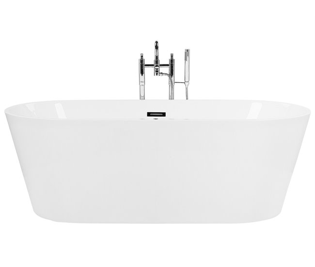Beliani Bañera de interior HAVANA Blanco