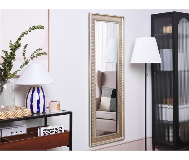 Beliani Espejo CASSIS 51x4 Gris