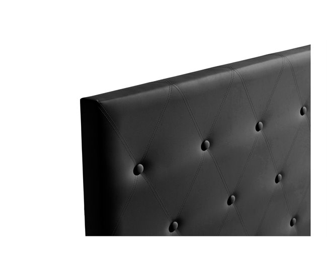 CABECERO TAPIZADO VENICE POLIPIEL  - Moonia 210 Negro