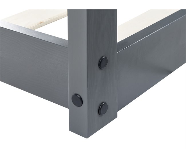 Beliani Cama infantil Madera de pino TOSSE 98x200 Blanco