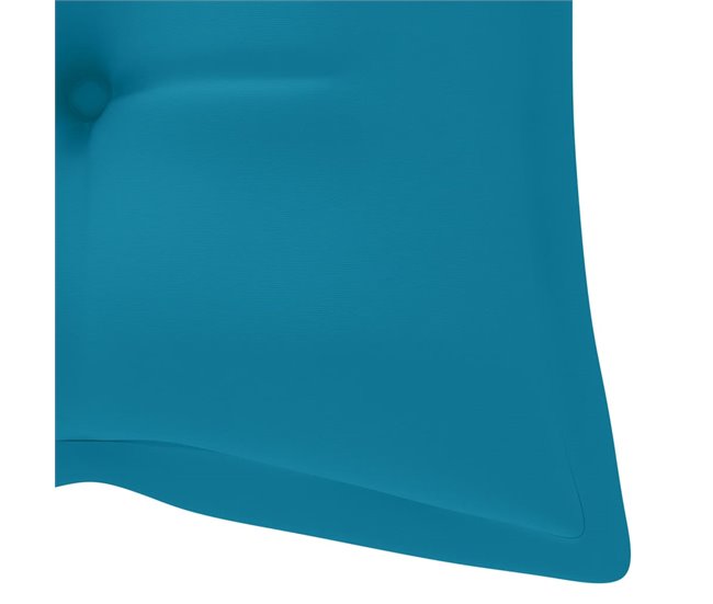 Banco de madera datavia de jardín 120x51 Azul