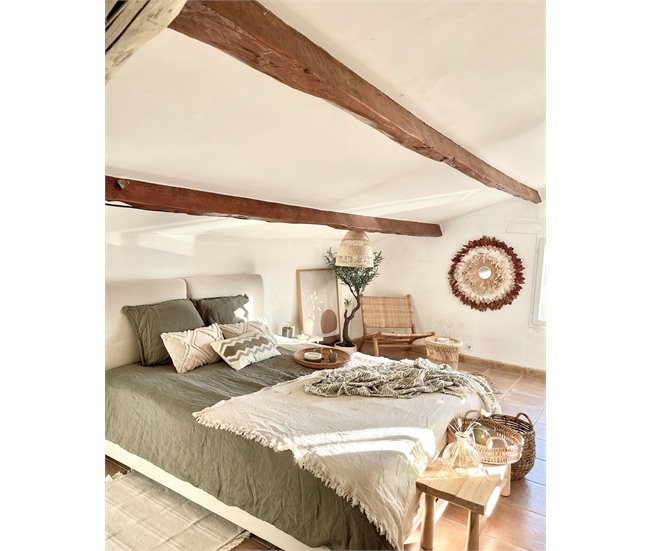 Beliani Cama con somier Poliéster BELFORT 171x212 Beige