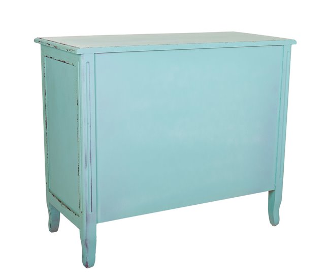 Cómoda de madera Azul