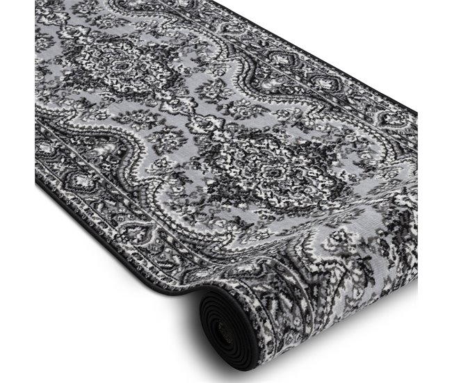Alfombra de pasillo BCF MORAD Wiosna 120x860 Gris