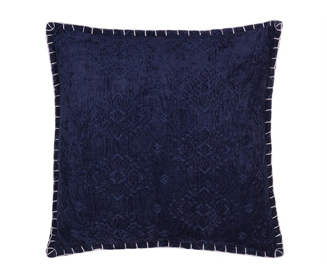 Beliani Cojín decorativo MELUR 45x45 Azul