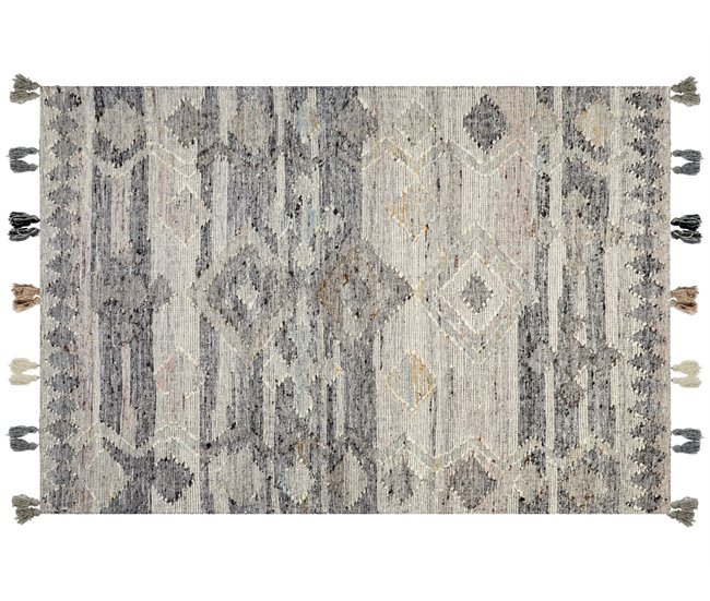 Beliani Kilim ARATASHEN 160x230 Gris