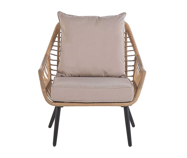 Beliani Conjunto bistro LAURETO Beige