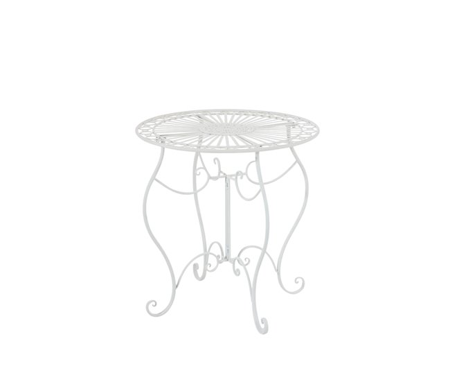 Conjunto de Mesa & 2 Sillas Plegables Aldeano Blanco