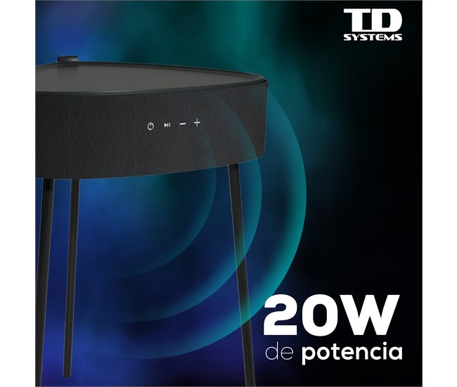 Altavoz Mesa Bluetooth de 20W - TD Systems SM20B11PGC Gris Oscuro