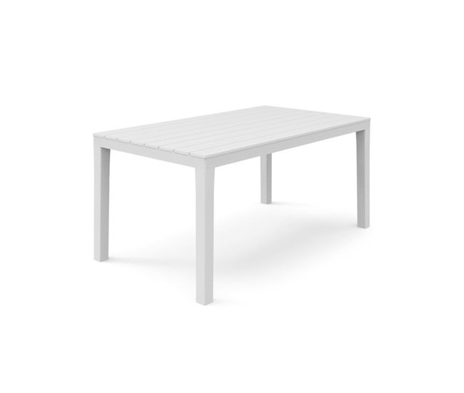 Mesa de exterior Ohana 78x138 Blanco