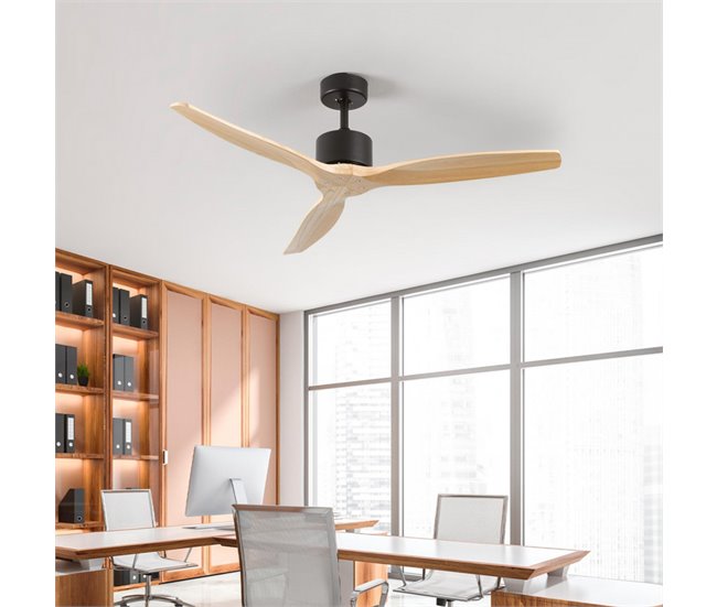 Ventilador de Techo 3 Aspas O91 Negro