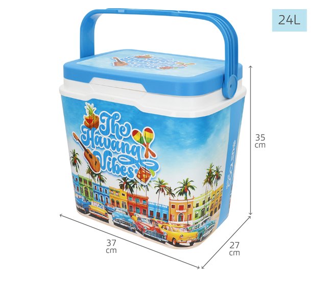 Aktive Nevera rígida de playa 24 litros Summer Trends Multicolor