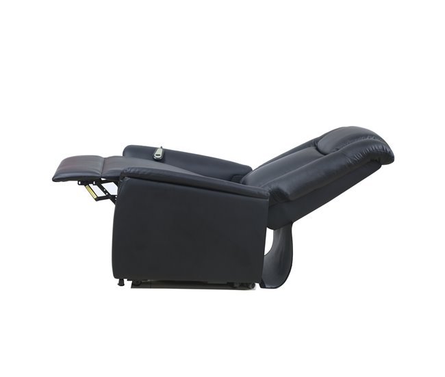 Sillón relax eléctrico piel sintética MAX Negro
