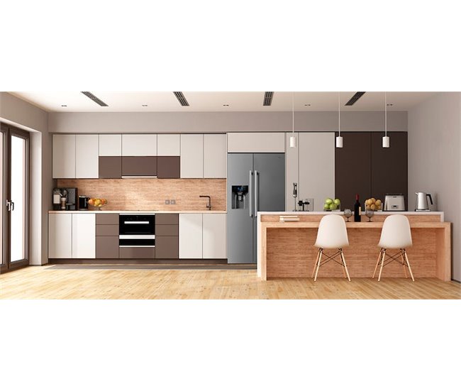 Frigorifico Americano Gris